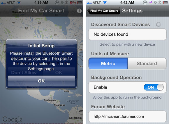首款支持iPhone4S的藍牙4.0找車應用：Find My Car Smart &nbsp