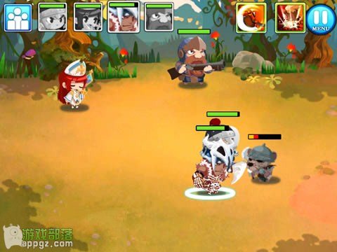 史詩戰役 《史詩戰役攻略》第一章:和平森林圖文攻略(iphone版)