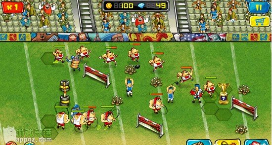 《球場塔防 Goal Defense》運動員與道具攻略(iphone版)