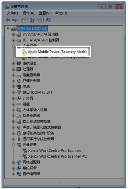 恢復模式下的iPhone4無法被iTunes識別怎麼辦 &nbsp