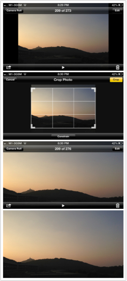 iphone5拍照上下或左右黑邊的解決辦法 &nbsp