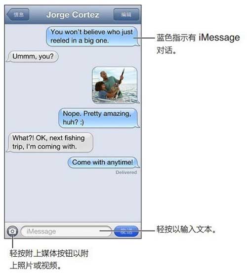 iPhone5怎麼發送短信和群發短信 &nbsp