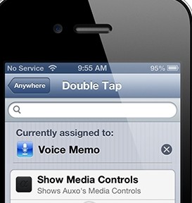 iphone手勢激活語音備忘錄功能 &nbsp