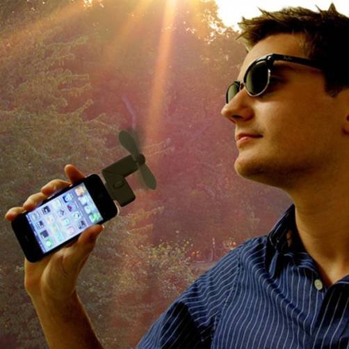 國風夏季必備 iPhone迷你小風扇  