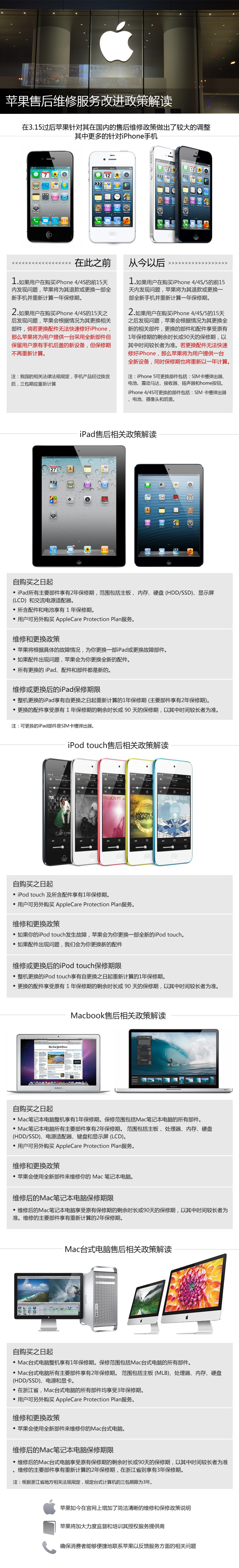 蘋果售後維修服務改進政策解讀 &nbsp