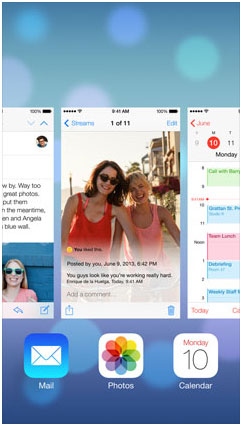 IOS7全新多任務管理界面 &nbsp