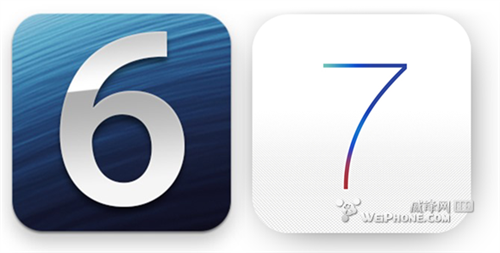iOS7對比iOS6 &nbsp