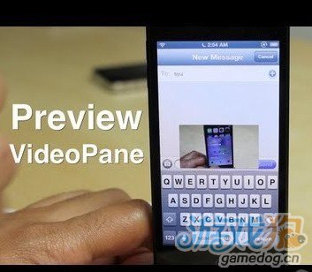 iphone視頻窗口化看視頻發短信兩不誤 &nbsp