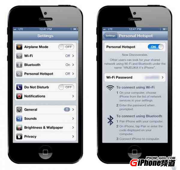 iOS7怎麼共享熱點 &nbsp