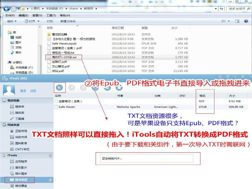 TXT格式電子書如何導入蘋果設備？&nbsp教程