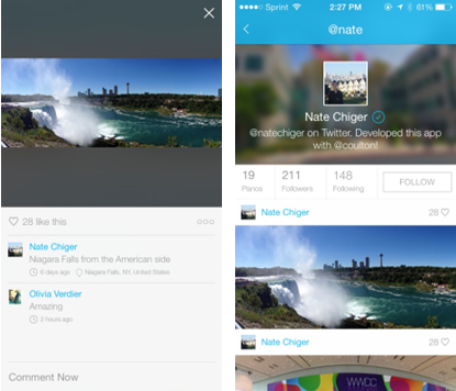 PanoPerfect iOS 7風格全景照片分享應用 &nbsp