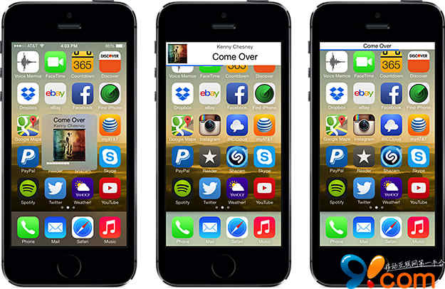 iOS7音樂播放HUD顯示增強插件  &nbsp