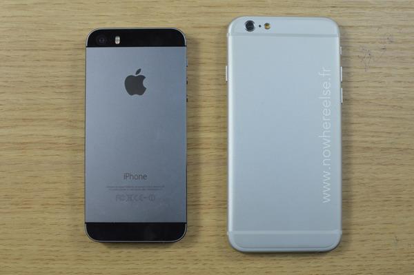 iPhone 6多角度對比iPhone 5s 新特色曝光