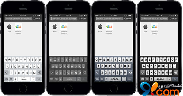 如何讓iOS7切換回復古的iOS6鍵盤?  