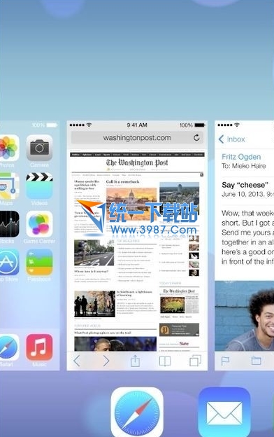 iphone6 plus怎麼退出後台程序?  