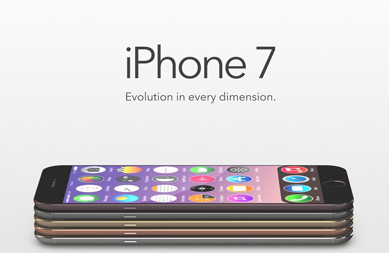 iPhone 7炫圖再現 五彩色+無線充電  