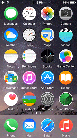 iOS8越獄插件RippleBoard：讓iOS桌面App自帶光圈 &nbsp