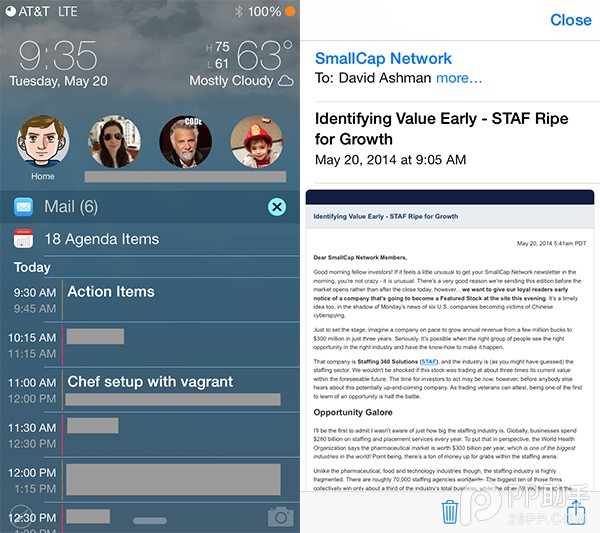 iOS8.4越獄插件LockInfo8:鎖屏顯示更多快捷方式  