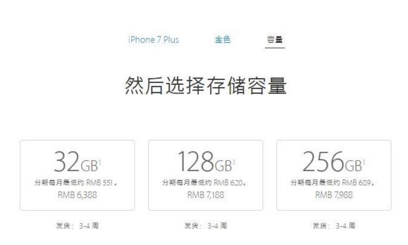 多大容量的iPhone 7才夠用  