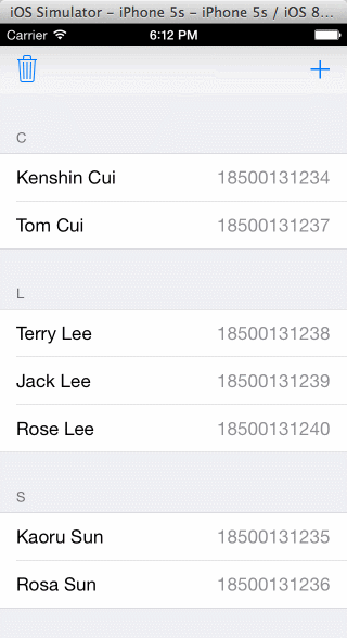 UITableViewCellDelete UITableViewCellDelete