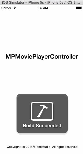 MPMoviePlayerController MPMoviePlayerController