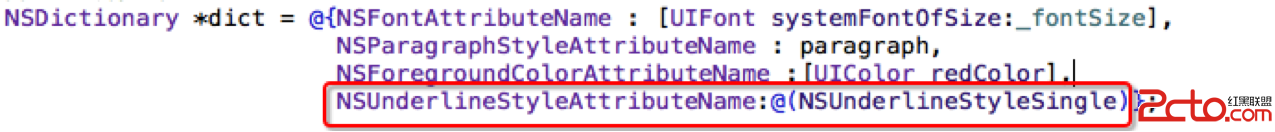 iOS<wbr>——<wbr>Attributes文字的操作,TextFiel框內文字顏色大小等改變 \