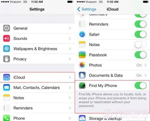 iOS7設備防盜教程:激活鎖+查找手機1