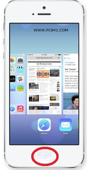 iOS7多任務切換操作方法 電腦百事網
