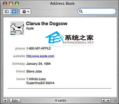 Mac中怎麼管理我們的通訊錄?
