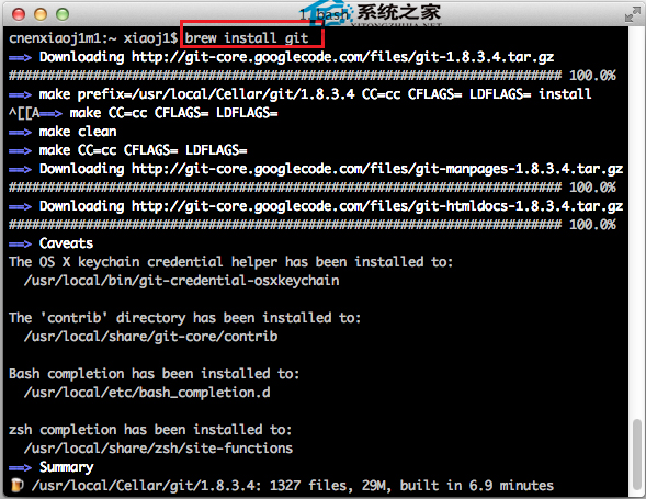 MAC電腦brew的安裝和使用方法