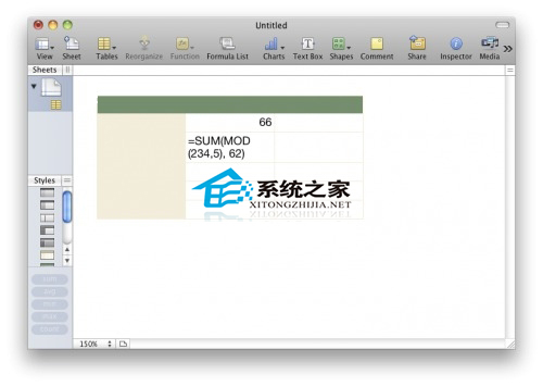 MAC使Numbers單元格顯示公式而不是答案的方法