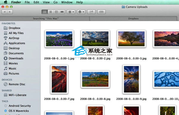Mac OS X Mavericks下如何用Finder打開多個標簽