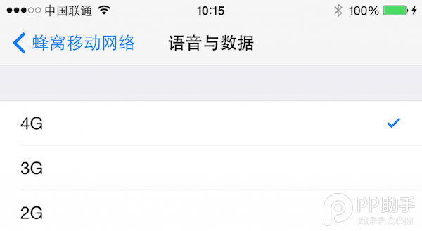 iOS8.1.3beta版新功能詳解:支持2/3/4G自行切換