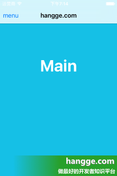 原文:Swift - 側滑菜單的功能實現(樣例2:仿QQ,菜單帶縮放效果)