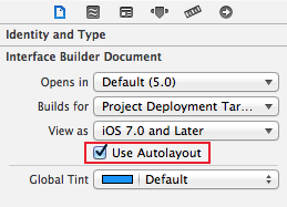 iOS 7中自動布局教程(一)