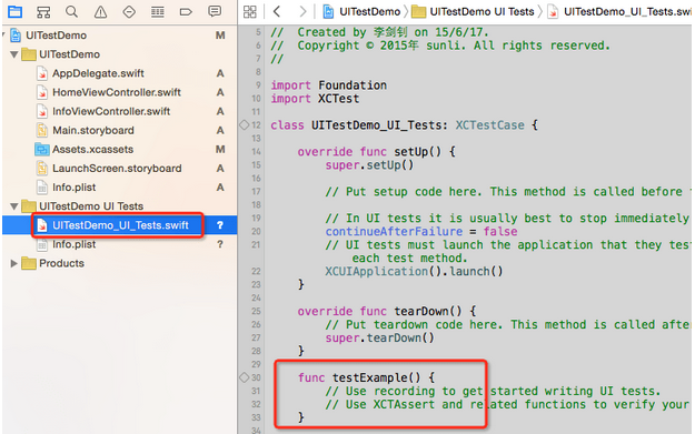 1443061828799233.png Xcode7 UI自動化測試詳解 帶demo UITests