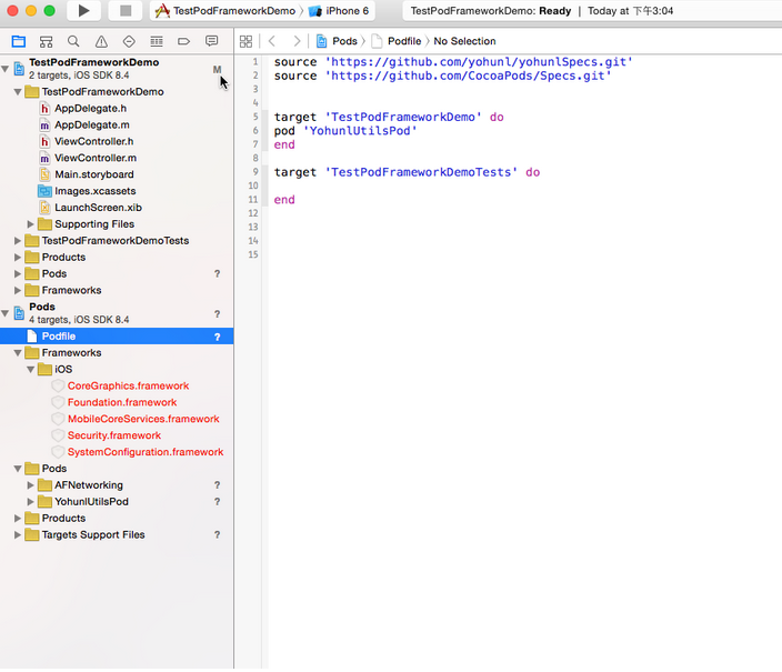 【投稿】Cocoapods 應用第二部分-私有庫相關 【投稿】Cocoapods 應用第二部分-私有庫相關