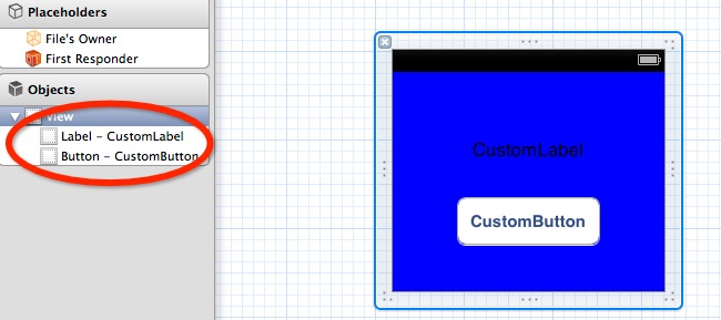 IOS開發之自定義視圖之使用XIB自定義一個UIView IOS開發之自定義視圖之使用XIB自定義一個UIView