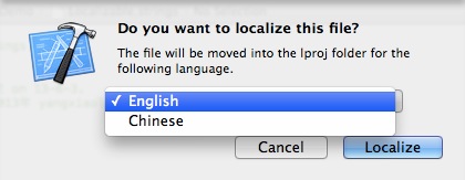 xcode應用程序本地化 xcode應用程序本地化