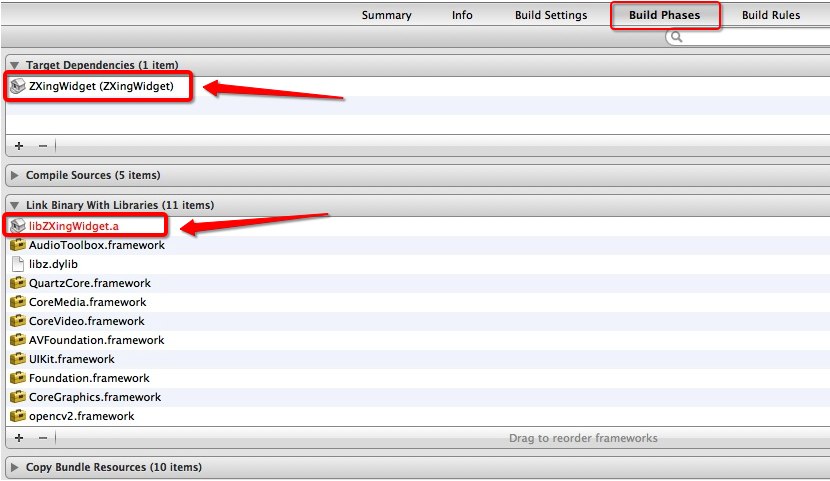 在iOS中使用ZXing庫 在iOS中使用ZXing庫