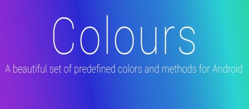 Colours:移動應用的開源“美顏相機” Colours:移動應用的開源“美顏相機”