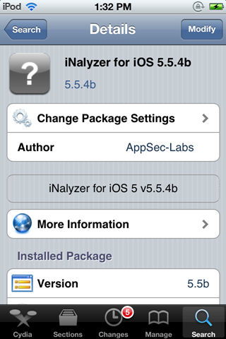 使用iNalyzer進行靜態分析