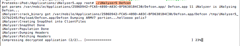 使用iNalyzer進行靜態分析