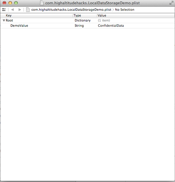 本地數據存儲及安全性