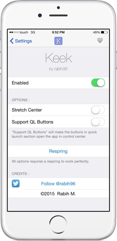 iOS8.4越獄插件 讓控制中心顯示最近使用應用 iOS8.4越獄插件 讓控制中心顯示最近使用應用