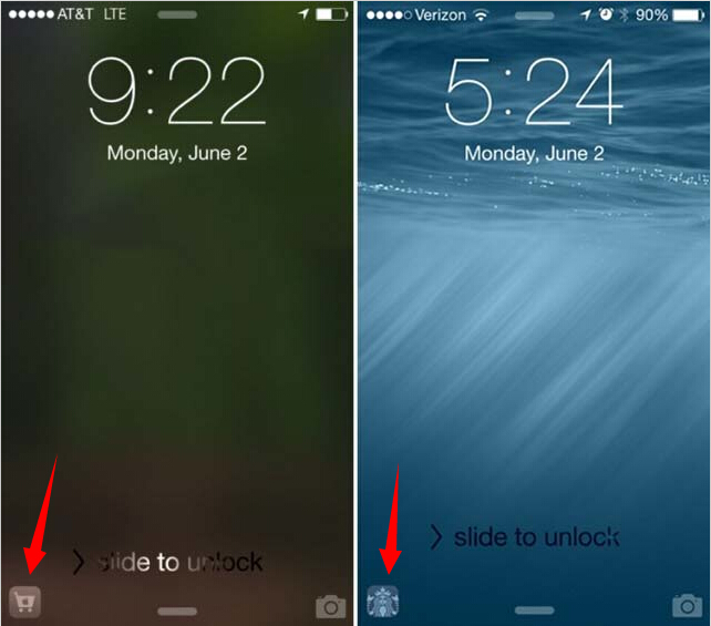 iOS 8鎖屏時基於位置推薦應用 iOS 8鎖屏時基於位置推薦應用