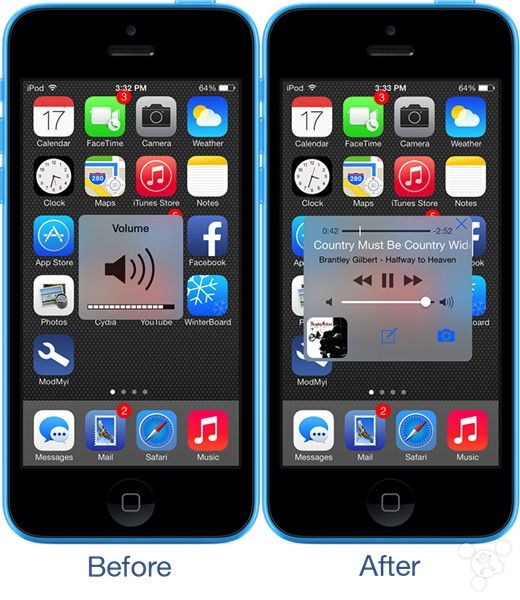 iOS7.1.2越獄插件推薦:Volume+重新定義音量調整功能 iOS7.1.2越獄插件推薦:Volume+重新定義音量調整功能