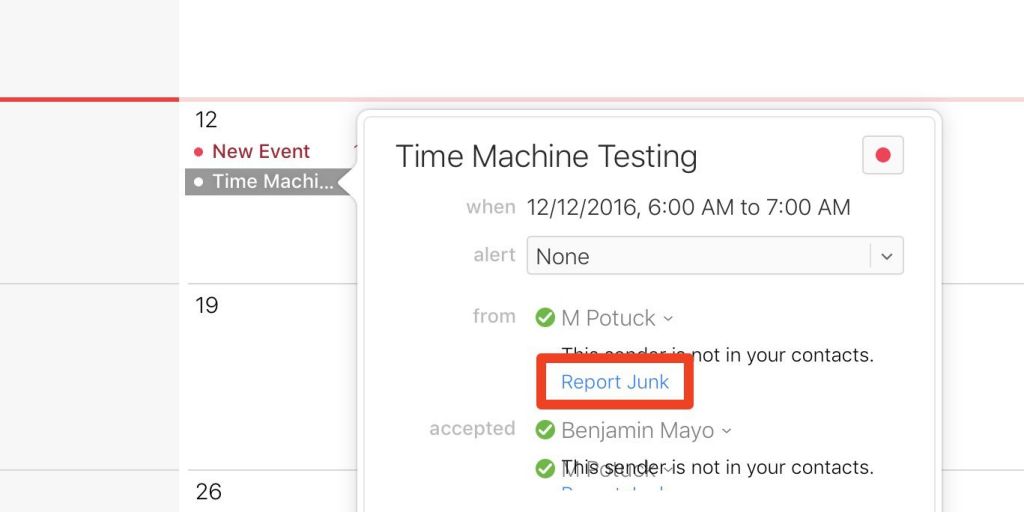 iCloud 日歷垃圾邀請初步解決方案 iCloud 日歷垃圾邀請初步解決方案