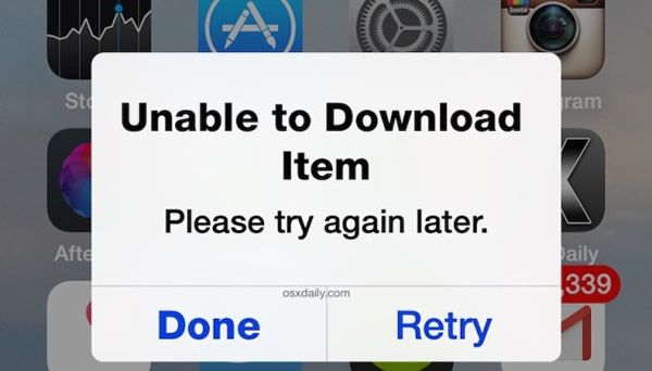 unable to download app什麼意思?如何解決 unable to download app什麼意思?如何解決