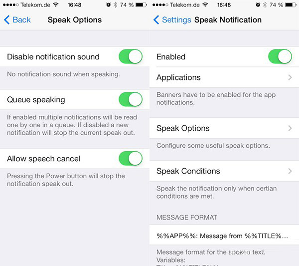懶人懶辦法，不想看信息讓iOS9越獄插件來幫你讀